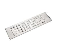 Uhidka 52 Round Holes Wire Draw Plate 0.26-4.10mm Tungsten Carbide Wire Drawplate for Jewelry Making