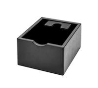 Uhidka Anti Slip Espresso Coffee Grounds Box Coffee Grounds Box Coffee Grounds Bucket Black