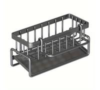 Uhidka Kitchen Sink Organizer Rack,Kitchen Rack, Household Sink Tableware Drain Storage Rack,Sponge Detergent Storage Rack B