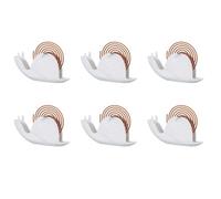 Uhidka Portable Flying Disc Incense Holder, Snail Incense Holder, Vertical Incense Burner Holder, Camping Incense Holder White