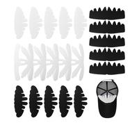 Uhidka Reusable Hat Shaper Insert-20Pcs-Baseball Cap Shaping Tool 4 Design Options, Crown Support Brim Cap