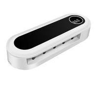 Uhidka Toothbrush Sterilizer,UV Toothbrush Sterilizer and Holder,5 Toothbrush Slots,Cordless Wall Mounted Toothbrush Sterilizer