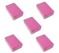 Uhidka Yoga Blocks Cube Bricks Reinforcement Mat Sports Yoga Supplies Home Gym Equipment Fitness Rose Red