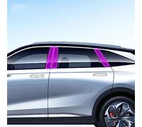 uHLANQC Car screen protector, Car Exterior PPF Paint protective film Anti-scratch of window pillar strip TPU transparent film，For EXEED Stellar 2023(Carbon fibre)