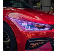 uHLANQC Car screen protector, Car Exterior PPF protective film Headlamp scratch protection TPU transparent film，For Kia EV6 gt 2021-2023(Transparent)