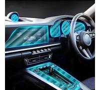 uHLANQC Car screen protector, Car Interior Center console Transparent TPU Protective film -scratch Repair refit Sticker Accessories，For 911 992 2019-2022(Gear Panel B RHD)