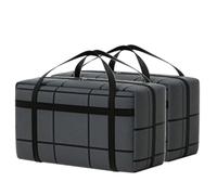 uHLANQC Heavy Duty 1-4Pcs Large Capacity Clothes Quilt Storage Bag Thickened Moving Portable Handheld Luggage(Black-l-2pcs)
