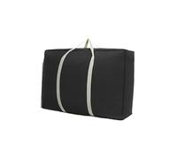 uHLANQC Heavy Duty Large Capacity Storage Bags Non Woven Moving, Waterproof, Traveling(Black-78x55)