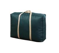 uHLANQC Heavy Duty Large Capacity Woven Bag Multifunctional Luggage Packing Clothing Organizer Zipper Portable Moving Bags(S1-Green M)