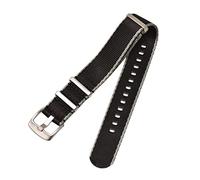 uHLANQC Watch bands for men, 18/20/22/24mm Nato Military Sports Smooth Nylon Watch Strap Men Stainless Steel Pin Buckle Watchband Accessories(Type 4,22mm)