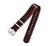 uHLANQC Watch bands for men, 18/20/22/24mm Nato Military Sports Smooth Nylon Watch Strap Men Stainless Steel Pin Buckle Watchband Accessories(Type 2,18mm)