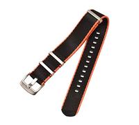 uHLANQC Watch bands for men, 18/20/22/24mm Nato Military Sports Smooth Nylon Watch Strap Men Stainless Steel Pin Buckle Watchband Accessories(Type 1,18mm)