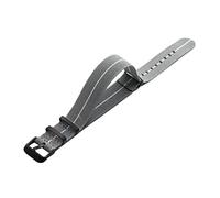 uHLANQC Watch Bands for Men, 20mm/22mm French Troops Parachute Black Pin Buckle Elastic Woven Nylon Watchband NATO Military Watch Strap Accessories(Type 4,22mm)