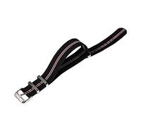 uHLANQC Watch Bands for Men, 20mm/22mm French Troops Parachute Black Pin Buckle Elastic Woven Nylon Watchband NATO Military Watch Strap Accessories(Type 2,22mm)