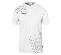 uhlsport Boys Sports Polo Shirt, White/Black, 10 Years