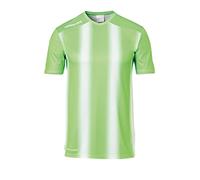 uhlsport Children's STRIPE 2.0 KURZARM Shirt, Fluo grün/Weiß, 128