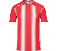 uhlsport Children's Stripe 2.0 Kurzarm Shirt, red/White, 116 (EU)