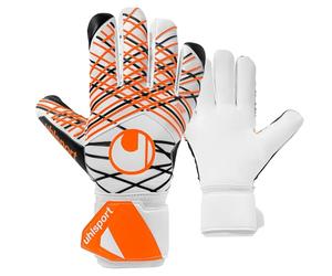 uhlsport Classic Soft HN Comp Football Goalkeeper Gloves for Children and Men, Goalkeeper Gloves, Football Gloves with Wrist Fixation and Half Negative Inner Seam Construction