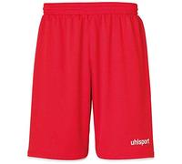 uhlsport Club Men's Football Shorts, Mens, 100380604, Red/White, 8 Years