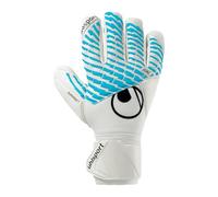 uhlsport Cybertec Supersoft HN 2025 Goalkeeper Gloves, White/Cyber Blue/Black (10)