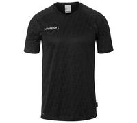 Uhlsport Division 28 Short Sleeve T-shirt Black 3XL Men