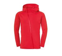 Uhlsport Essential Pro Jacket Men, Red, Full Zip Hoodie Streetstyle Sweatshirt, Size L
