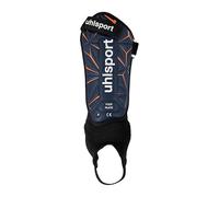 Uhlsport Flex Plate Protector Tibias - Lightweight and Flexible Football Protections with Ankle Support, Anatomical Cut and High Cushioning