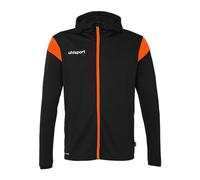 uhlsport Football Squad 27 Track Hood Jacket Unisex Training Jacket Sports Jacket Sweat Shirt with Hood and Stand-Up Collar