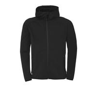 uhlsport ID Hooded Jacket Going Out Jacket Sports Jacket in Unisex Cut - Jacket with Hood for Men, Women and Children Black