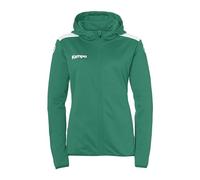 uhlsport Kempa Handball Emotion 27 Hooded Jacket Women's Sports Jacket for Women and Girls with Lined Hood - Fleece on the Inside - with Zip Pockets