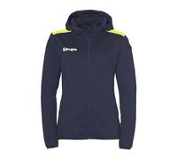 uhlsport Kempa Handball Emotion 27 Hooded Jacket Women's Sports Jacket for Women and Girls with Lined Hood - Fleece on the Inside - with Zip Pockets