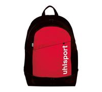 uhlsport Kempa Sports Backpack for Children - Essential Backpack Junior - Water-Repellent with Padded Shoulder Straps, Red/Black/White, 20 litres, Rucksack