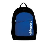 uhlsport Kempa Sports Backpack for Children - Essential Backpack Junior - Water-Repellent with Padded Shoulder Straps, Azure Blue/Black/White, 20 litres, Rucksack