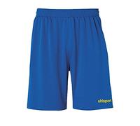 uhlsport Kid's Center Basic Shorts Children's, Azure/Lime Yellow, 116