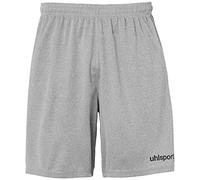 uhlsport Kid's Center Basic Shorts Children's, Dark Gray Melange/Black, 164