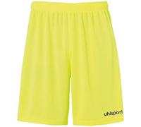 uhlsport Kid's Center Basic Shorts Children's, Fluo Yellow/Black, 140