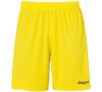 uhlsport Kid's Center Basic Shorts Children's, Lime Yellow/Black, 140