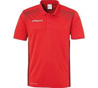 Uhlsport Kids Goal Polo Shirt Kids Polo Shirt - Red/Burgundy, 152