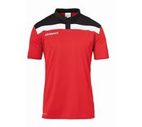 Uhlsport Offense 23 Short Sleeve Polo Red 11-12 Years Kids