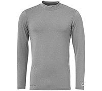 Uhlsport Men Distinction Colors Base Layer Shirt Men's Shirt - Dark Grey Melange, L