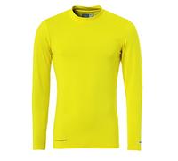 Uhlsport Men Distinction Colors Base Layer Shirt Men's Shirt - Lemon Yellow, S