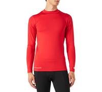 Uhlsport Men Distinction Colors Baselayer T-Shirt Men's T-Shirt - Red, S