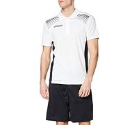 Uhlsport Men Goal Polo Shirt Men's T-Shirt - White/Black, 2XL