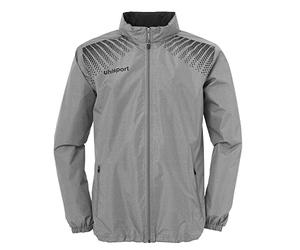 Uhlsport Men Goal Rain Jacket - Dark Grey Melange/Black, 3X-Large