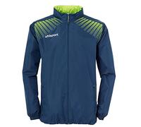 Uhlsport Men Goal Rain Jacket - Petrol/Flash Green, 3X-Large