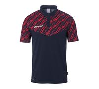 uhlsport Men's Progressive 28 Polo Shirt Navy/Red