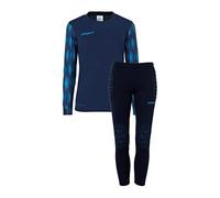 uhlsport Men's Reaction Goalkeeper Set Junior Goalkeeper Set Junior Youth Goalkeeper Football Set with Padded Shirt and Trousers, Complete Goalkeeper Clothing/Set for Teenagers
