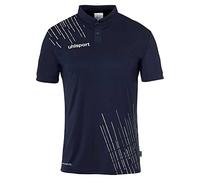 uhlsport Men's Sports Polo Shirt, Marine/White, S