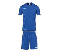 Uhlsport Men Score Kit Jersey and Shorts Set - Azur Blue/White, 2X-Large