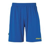 uhlsport Men's Shorts Center Basic Shorts FTP Azure Blue/Lime Yellow L